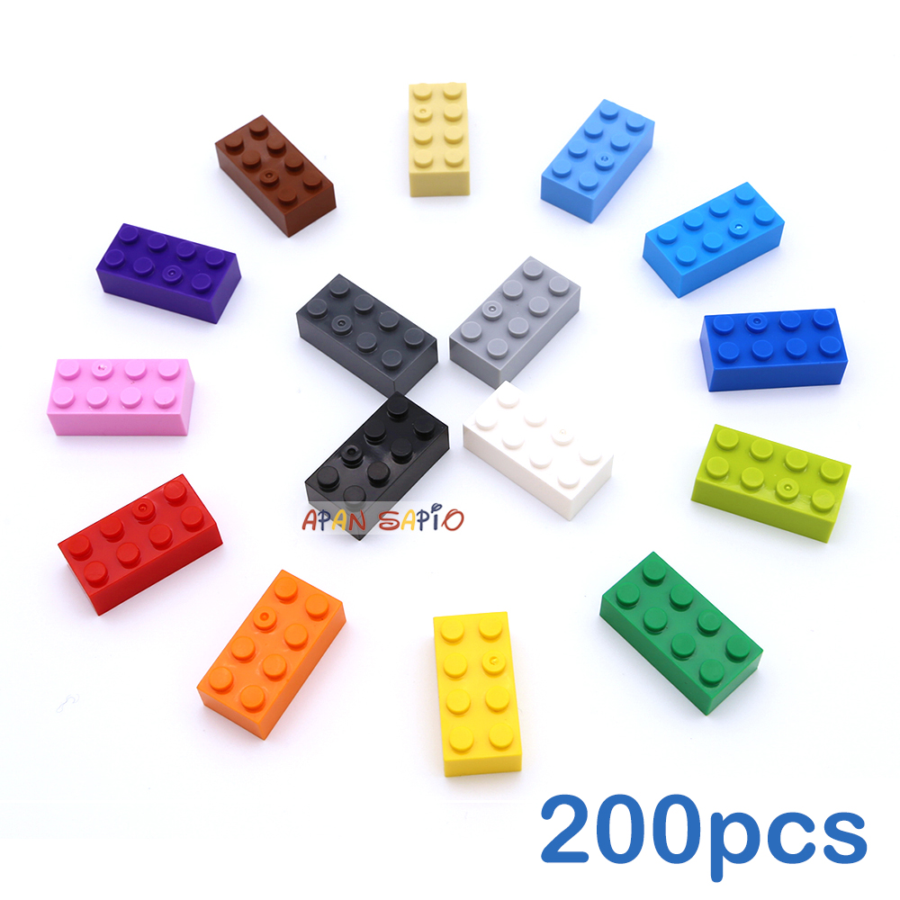 Lego Set City - 200 PCS 2x4 Dot DIY Building