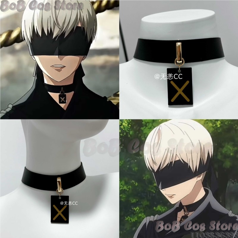 Party Games Girls - ชุดคอสเพลย์เกม 9S Choker สร้อยคอสีดำ อุปกรณ์เสริมหลากหลายความยาว สำหรับผู้หญิง