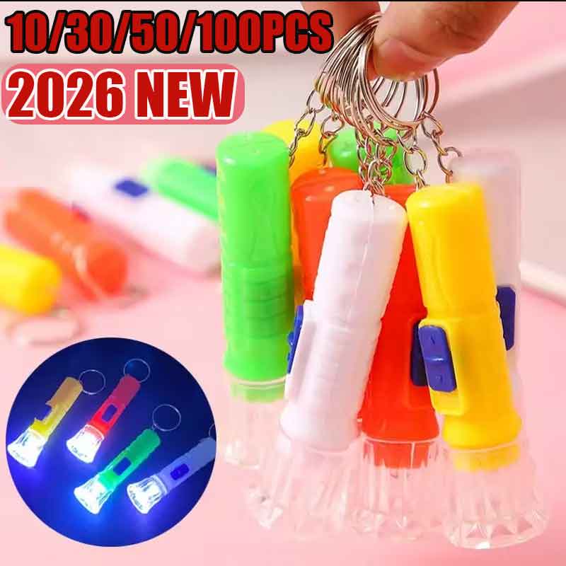 Party Games Gifts - ไฟฉาย LED ขนาดเล็ก 10/30/50/100 ชิ้น ของเล่นสำหรับเด็ก