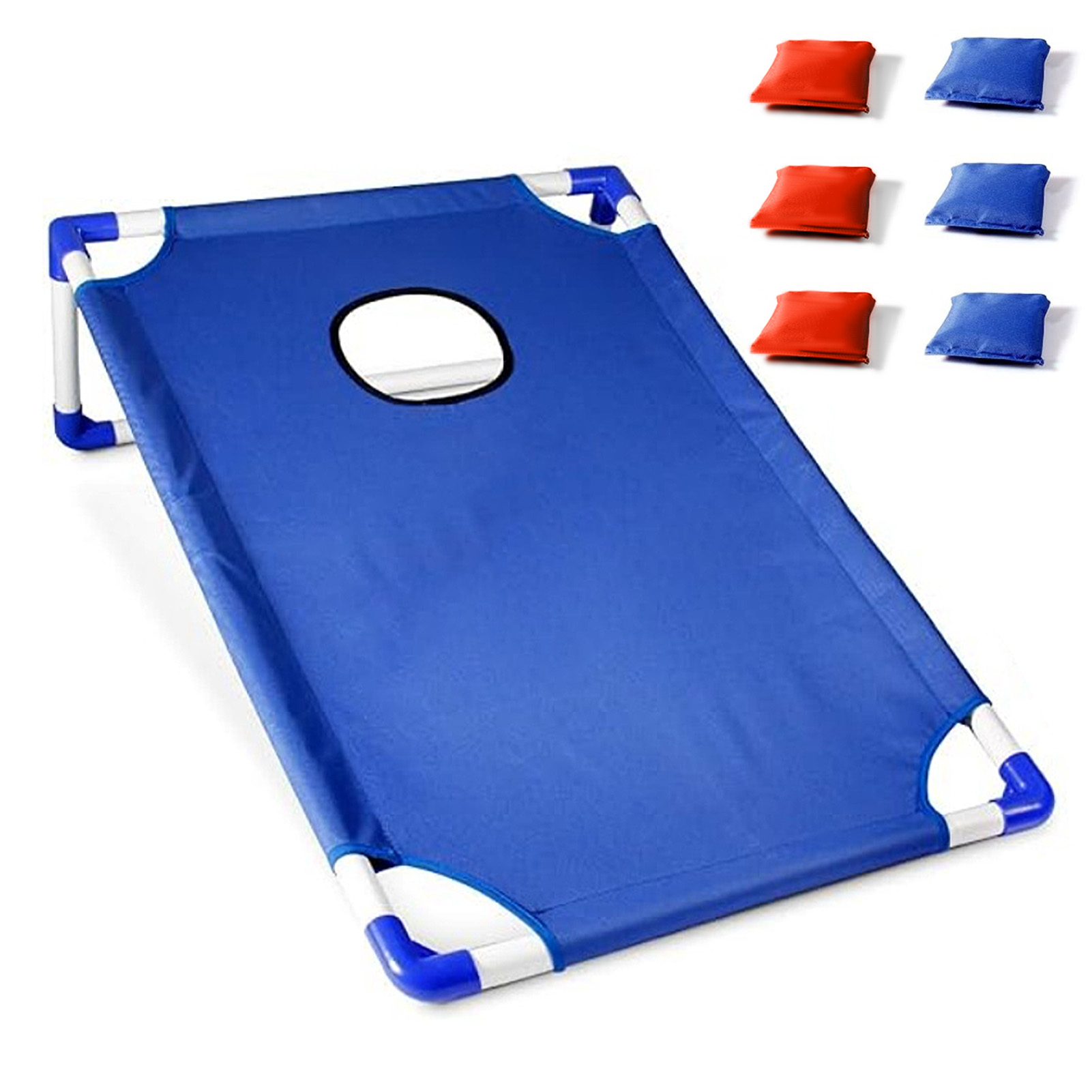 Cornhole Board Set - ชุด Cornhole แบบพกพาพร้อมบอร์ดเกม Cornhole 1 อันและถุงถั่ว