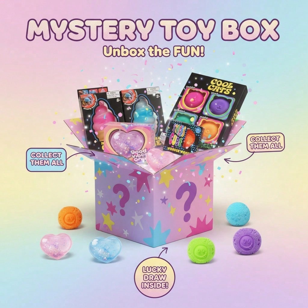 กล่องสุ่มของเล่นบีบสัมผัส 100+ - Party Games Gifts บทวิจารณ์และราคา