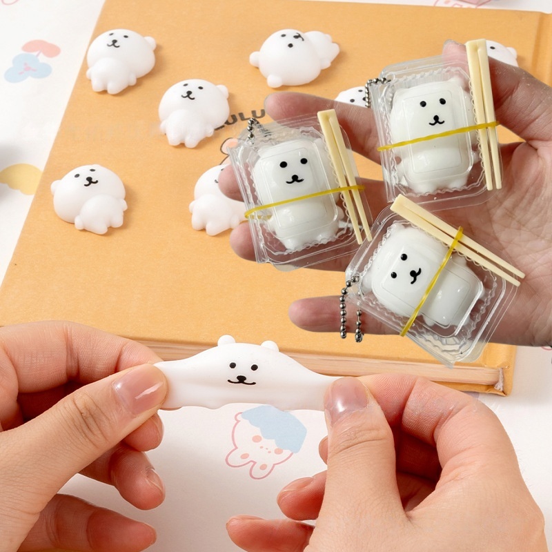 กล่องข้าวสควิชชี่รูปหมีน่ารัก  - Party Games Gifts บทวิจารณ์และราคา