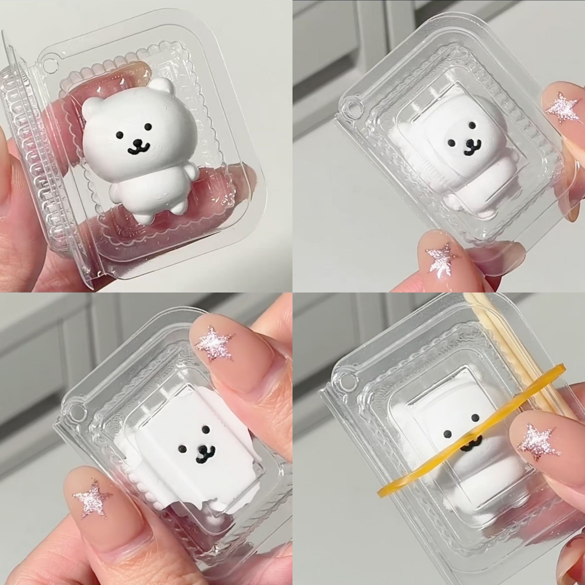 กล่องข้าวสควิชชี่รูปหมีน่ารัก  - Party Games Gifts บทวิจารณ์และราคา