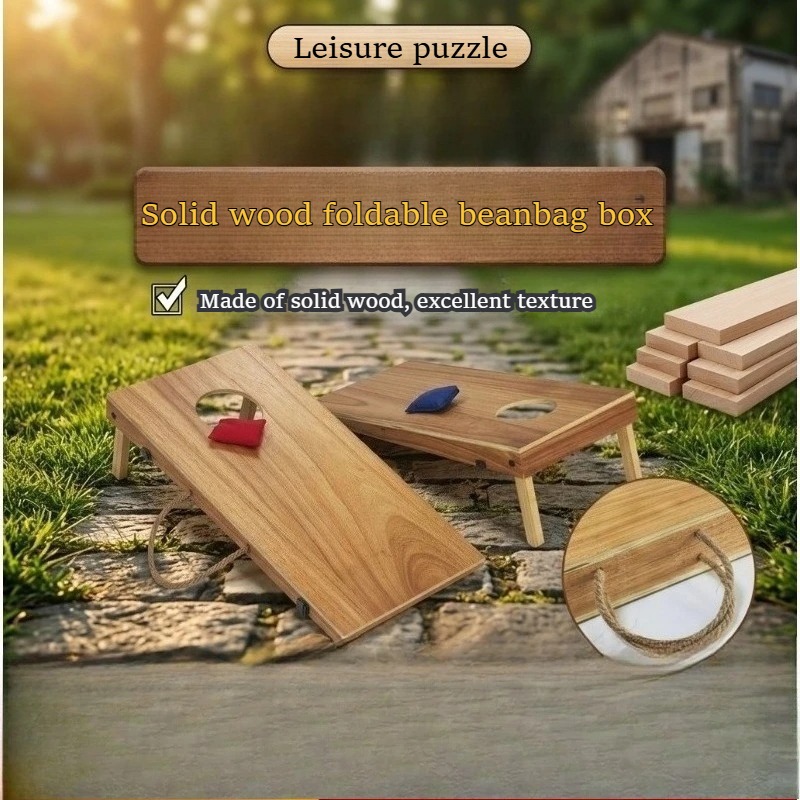 ชุดเกมคอร์นโฮลไม้พับได้ระดับพร - Cornhole Board Set บทวิจารณ์และราคา