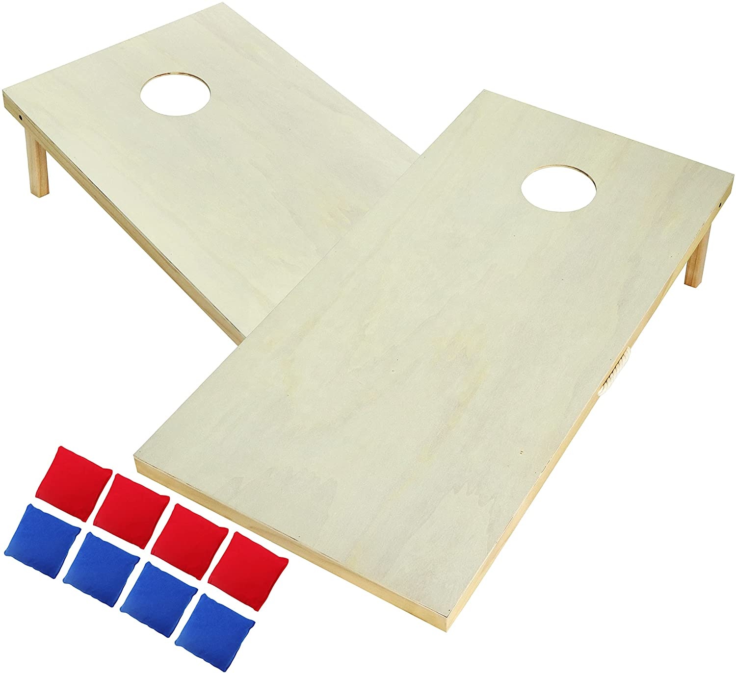 แผ่นไม้เนื้อแข็งคุณภาพสูงสำหรั - Cornhole Board Set บทวิจารณ์และราคา