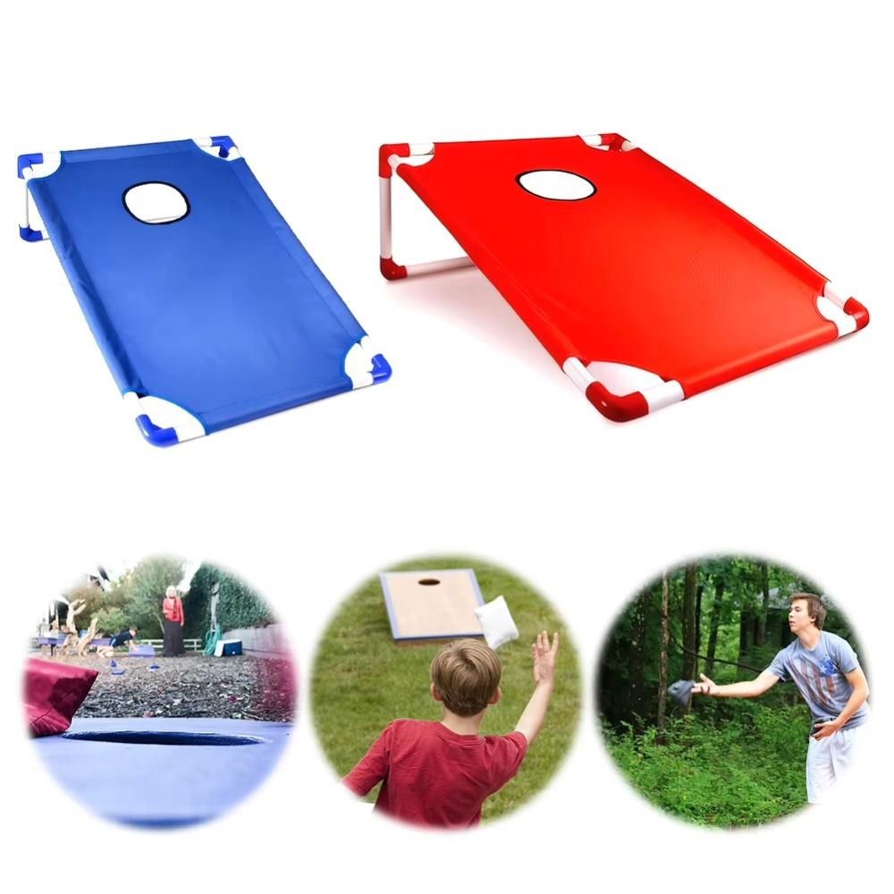 ชุดเกมคอร์นโฮลแบบพกพา สำหรับงา - Cornhole Board Set บทวิจารณ์และราคา