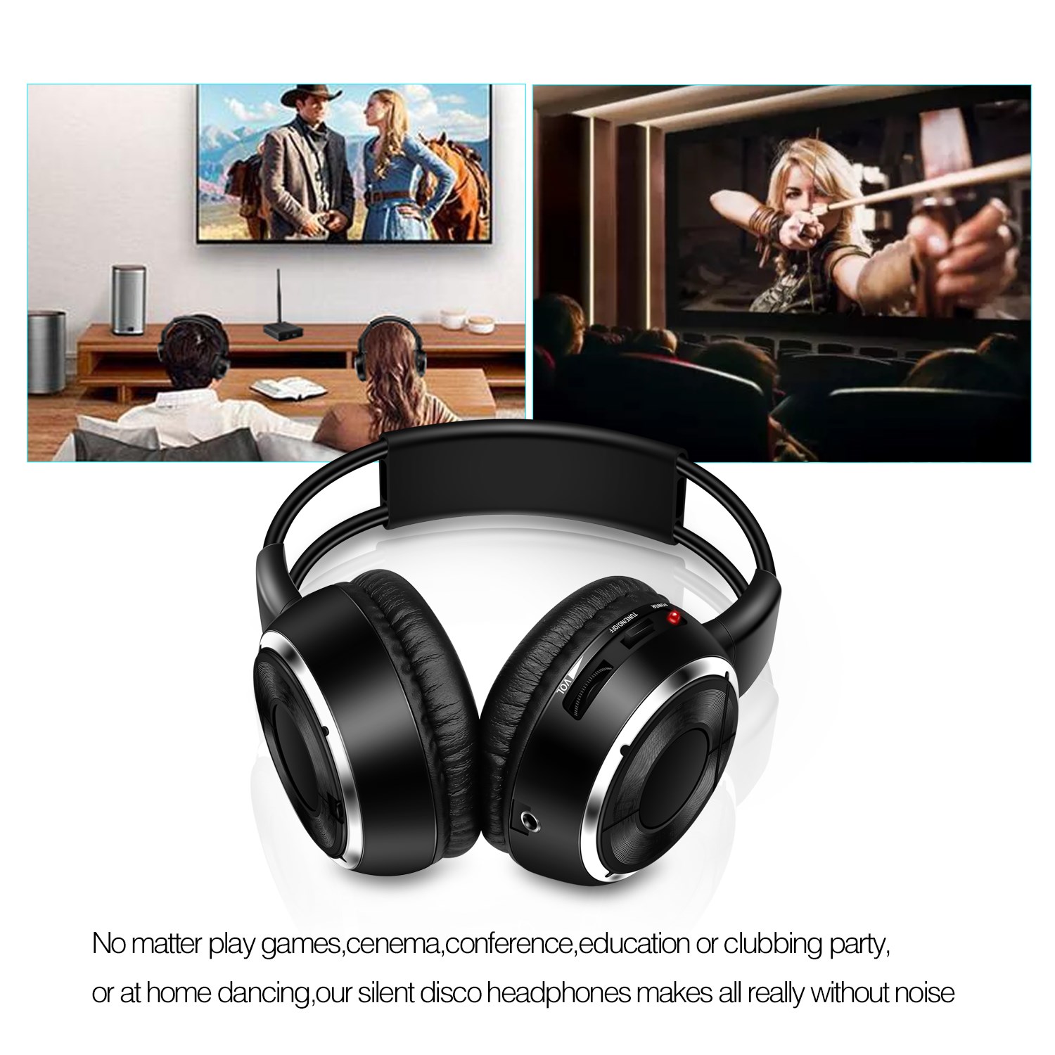 พับหูฟังและ Silent Disco Party - Party Games Phone บทวิจารณ์และราคา