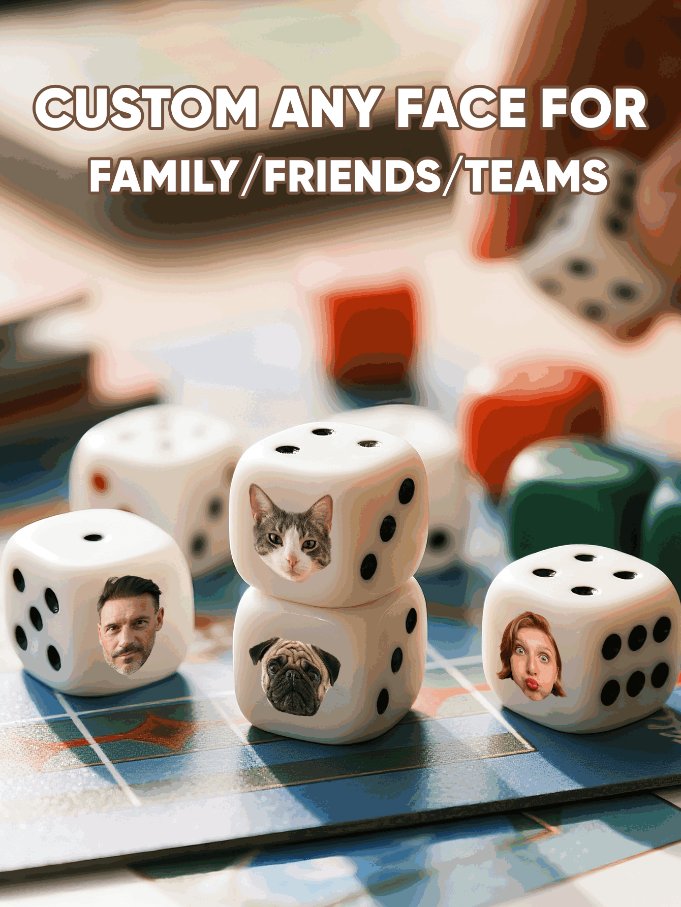 ลูกเต๋าหน้าตาน่ารัก ลูกเต๋าหน้ - Party Games Gifts บทวิจารณ์และราคา