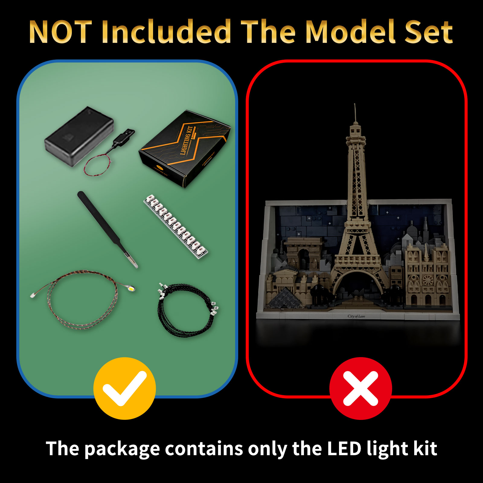 LYBMTWF ชุดไฟ LED ใช้งานร่วมกั - Lego Set City บทวิจารณ์และราคา