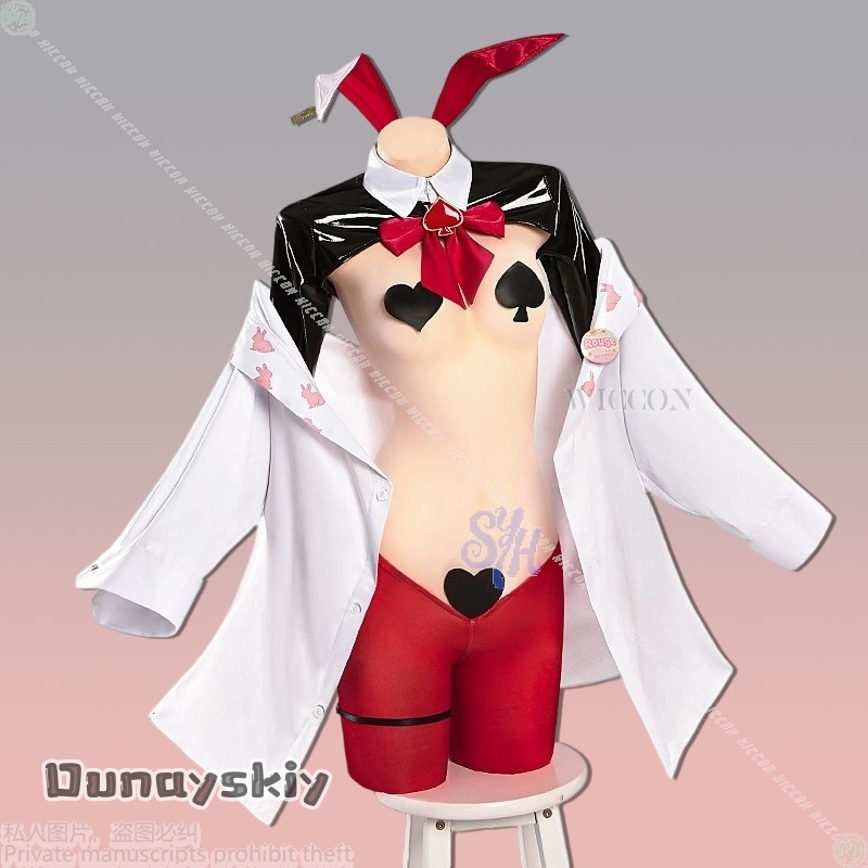 ชุดคอสเพลย์กระต่ายสีแดงจากอนิเ - Party Games Bunny บทวิจารณ์และราคา