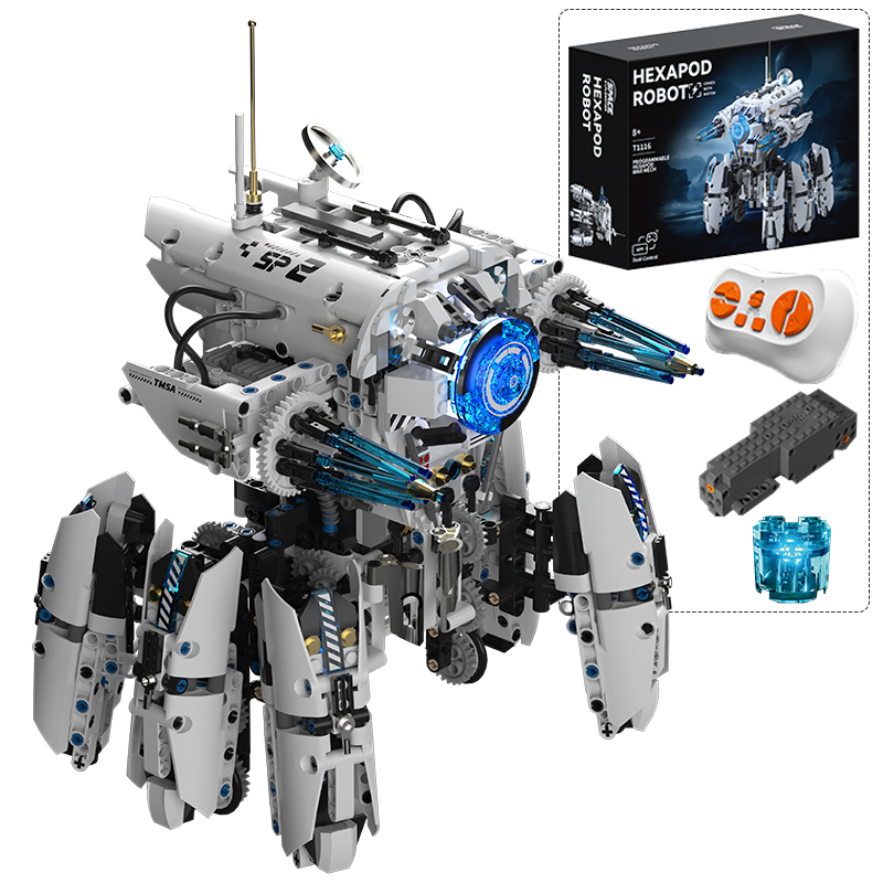 หุ่นยนต์เฮกซาพอดสำหรับการเขียน - Lego Set City บทวิจารณ์และราคา
