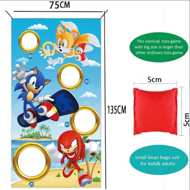 ชุดเกมคอร์นโฮลธีมโซนิคสำหรับงา - Cornhole Board Set บทวิจารณ์และราคา