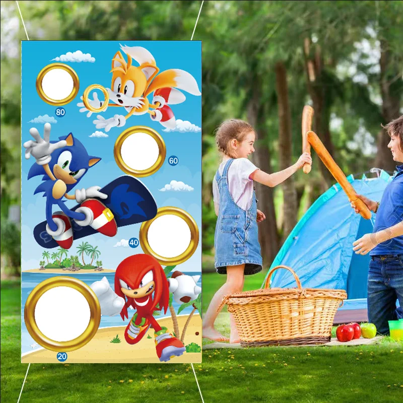 ชุดเกมคอร์นโฮลธีมโซนิคสำหรับงา - Cornhole Board Set บทวิจารณ์และราคา