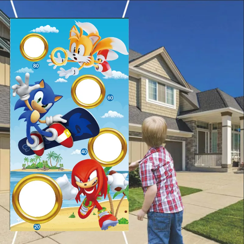 ชุดเกมคอร์นโฮลธีมโซนิคสำหรับงา - Cornhole Board Set บทวิจารณ์และราคา
