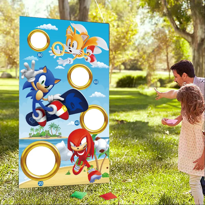 ชุดเกมคอร์นโฮลธีมโซนิคสำหรับงา - Cornhole Board Set บทวิจารณ์และราคา
