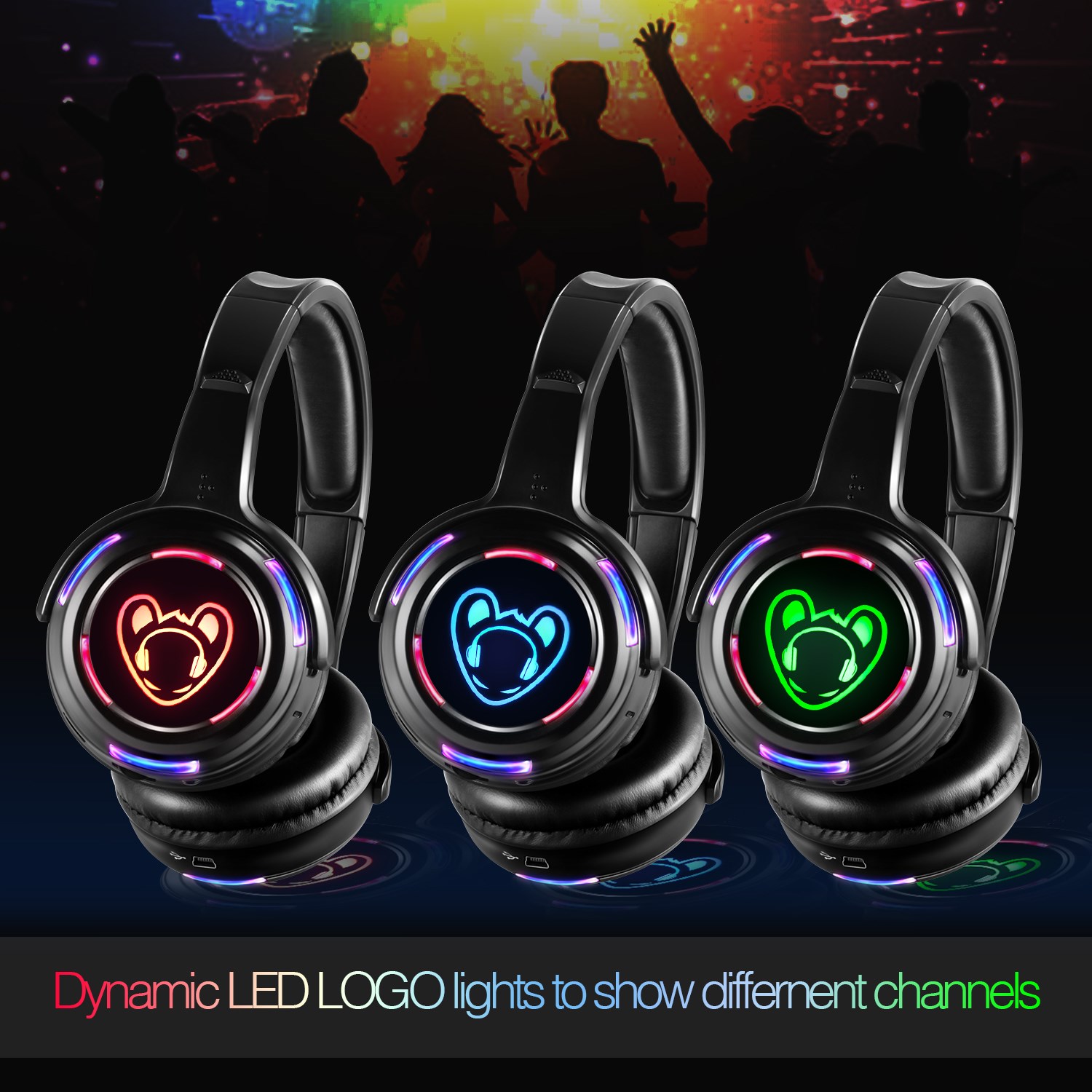 ระบบหูฟังดิสโก้เงียบพร้อมเครื่ - Party Games Phone บทวิจารณ์และราคา