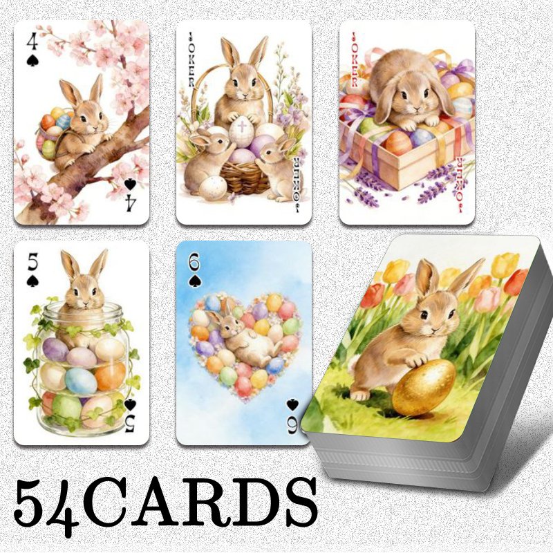 ไพ่มาตรฐาน 54 ใบสำหรับผู้ใหญ่  - Party Games Bunny บทวิจารณ์และราคา