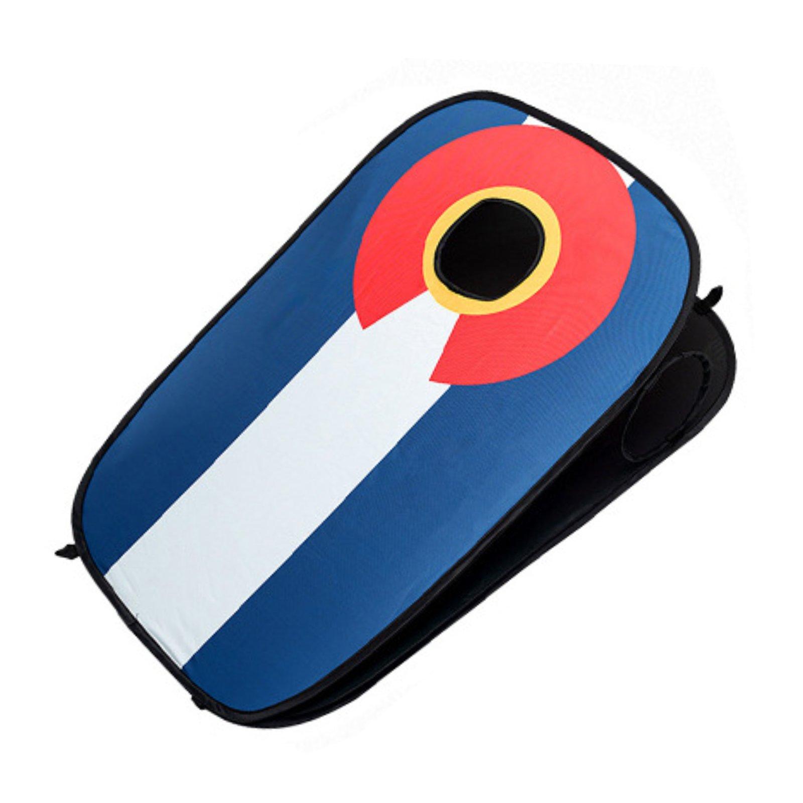ชุดกระดานคอร์นโฮลแบบพกพาพร้อมถ - Cornhole Board Set บทวิจารณ์และราคา