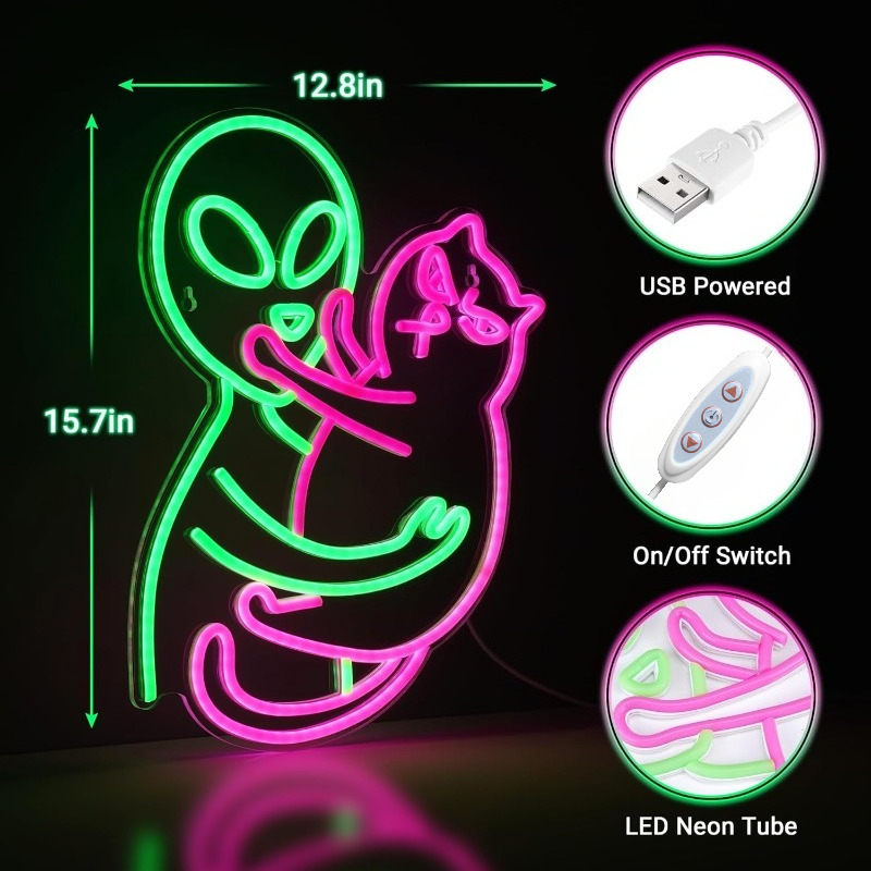 ป้ายไฟนีออนรูปแมวเอเลี่ยน, ไฟ  - Party Games Best บทวิจารณ์และราคา